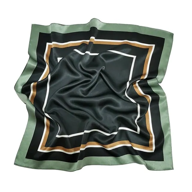 Luxury 100% Mulberry Silk Charmeuse Scarves Square Smooth Silk Scarves for Women