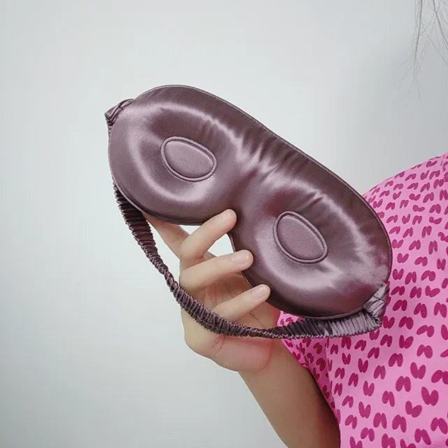 Luxury Silk Contour Sleep Mask 3D Sleeping Eyemask for Travel ,Nap alternate colourway