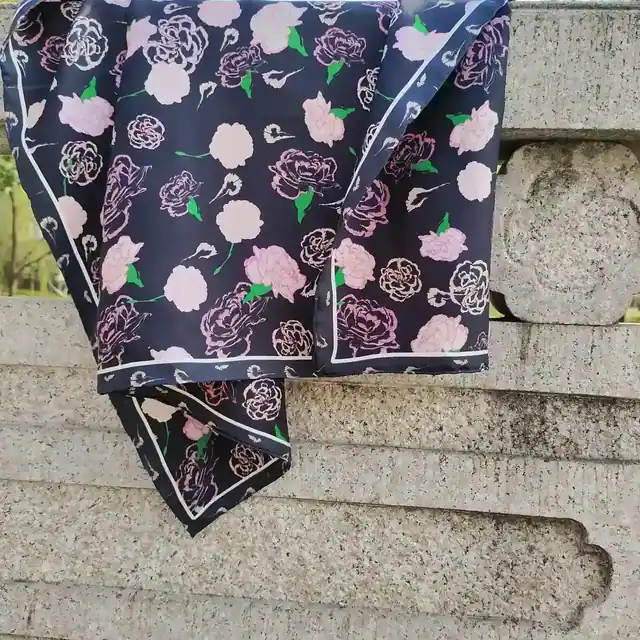 12MM Silk Twill Neck Silk Scarf Accept Custom