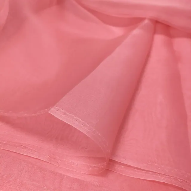 Red 5mm Silk Organza Fabric 59Inch styling view