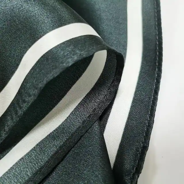 Silk Scarf Women Printed Guitar(big) Neckerchief Scarf Hair Warp Silk with Digital Printed... close up