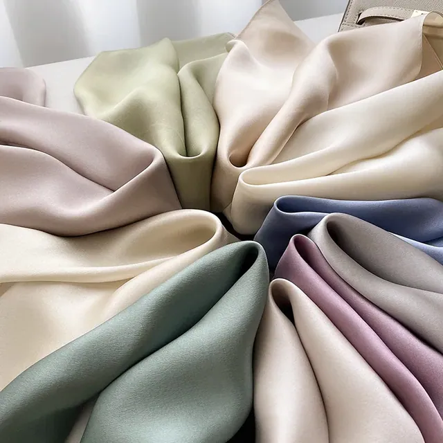 Solid Colour Silk Scarves thumbnail