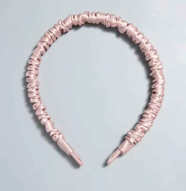 Thinner Head Band 1cm Silk Hair Band styling view