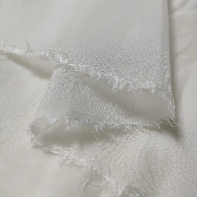 White 12mm Silk Chiffon 45inch alternate colourway