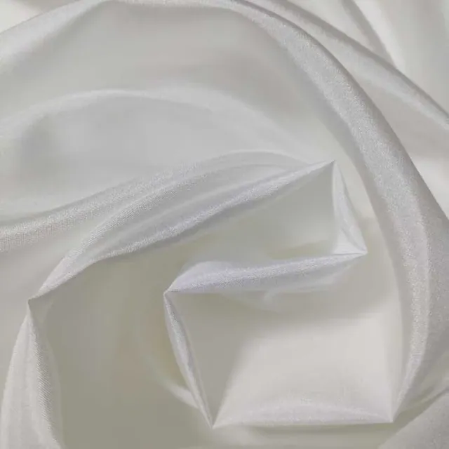 White 12mm Silk Habotai 45Inch
