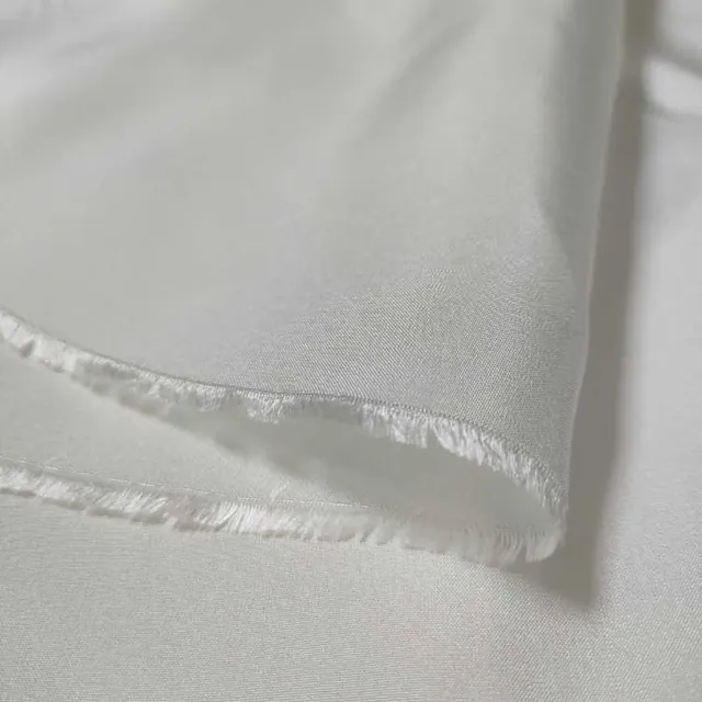 White 12mm Silk Habotai 45Inch alternate colourway