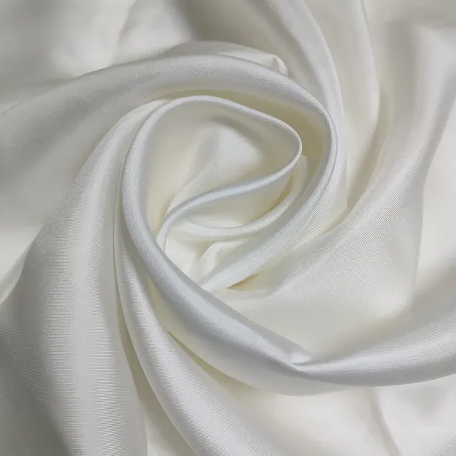 White 16mm Silk Twill Fabric 45Inch