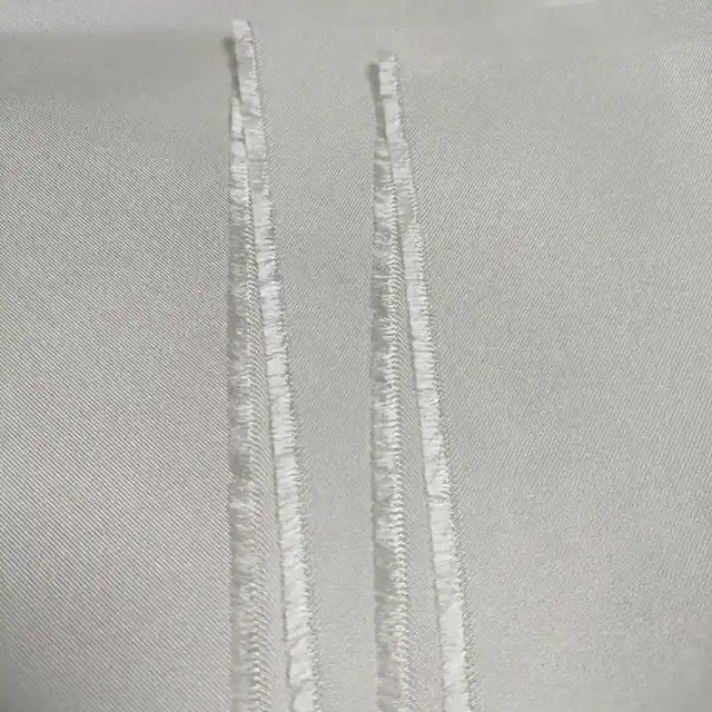 White 16mm Silk Twill Fabric 45Inch packaging view
