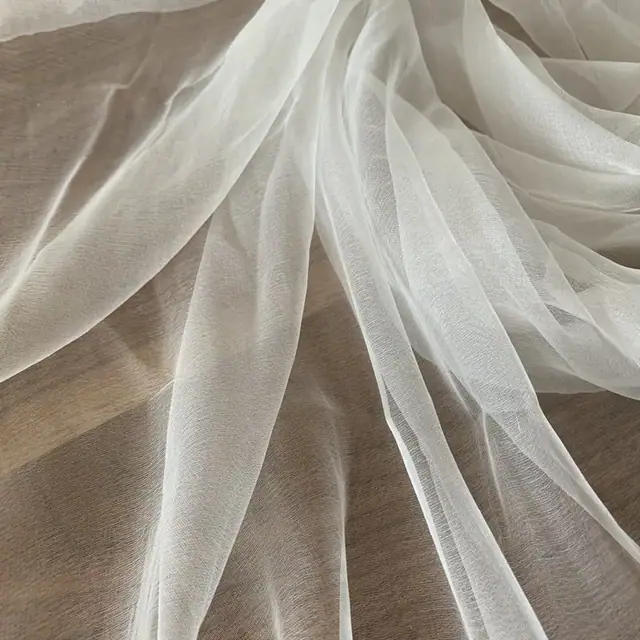 White 3.5mm Silk Chiffon 45Inch alternate colourway