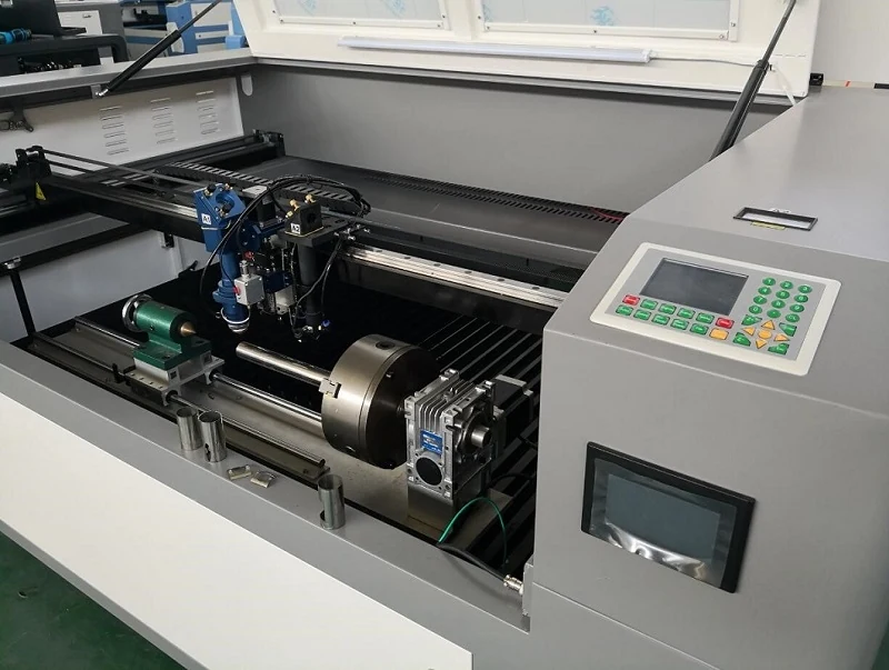 WH-1390M CO2 laser cutting machine with dual laser heads