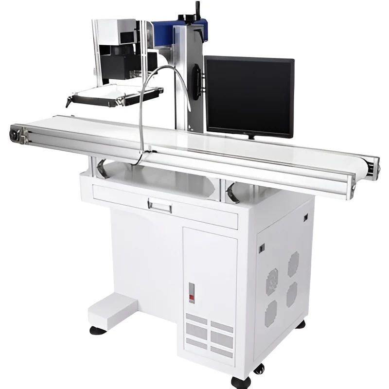 CNC fiber laser marking machine with vision system