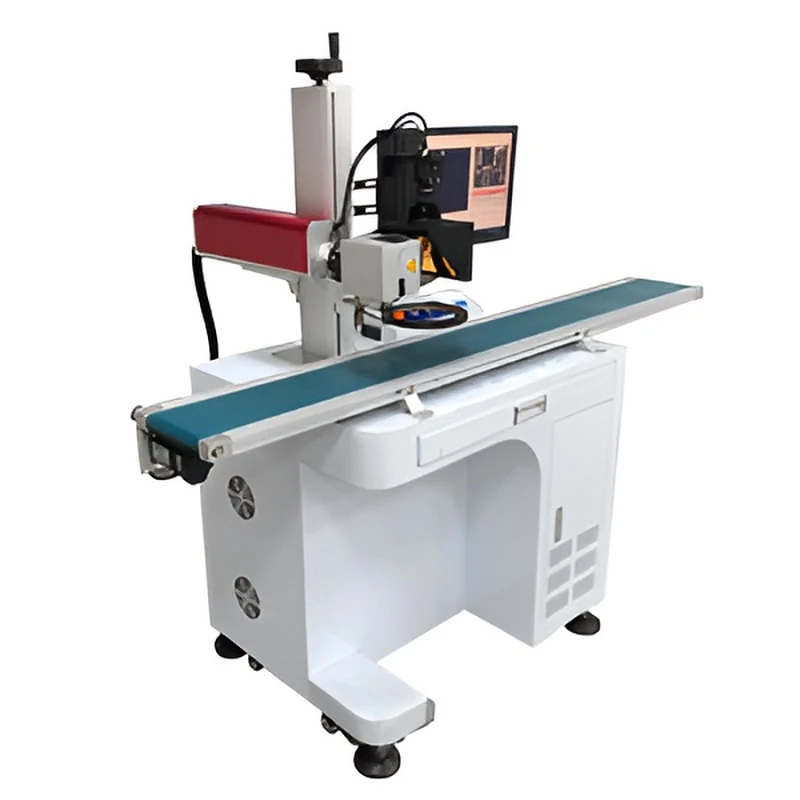 30W CCD laser marking machine with industrial camera