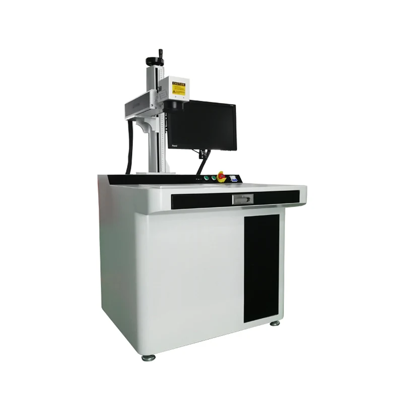 Close up of the Beijing Sino SG7110 galvo head and laser source