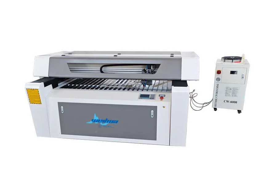 200 W CO2 laser cutting machine with large format bed