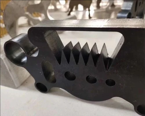 Carbon steel parts cut by fiber laser