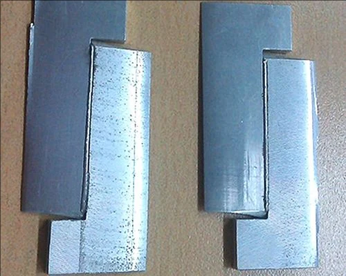 Laser welding a metal joint in the workshop