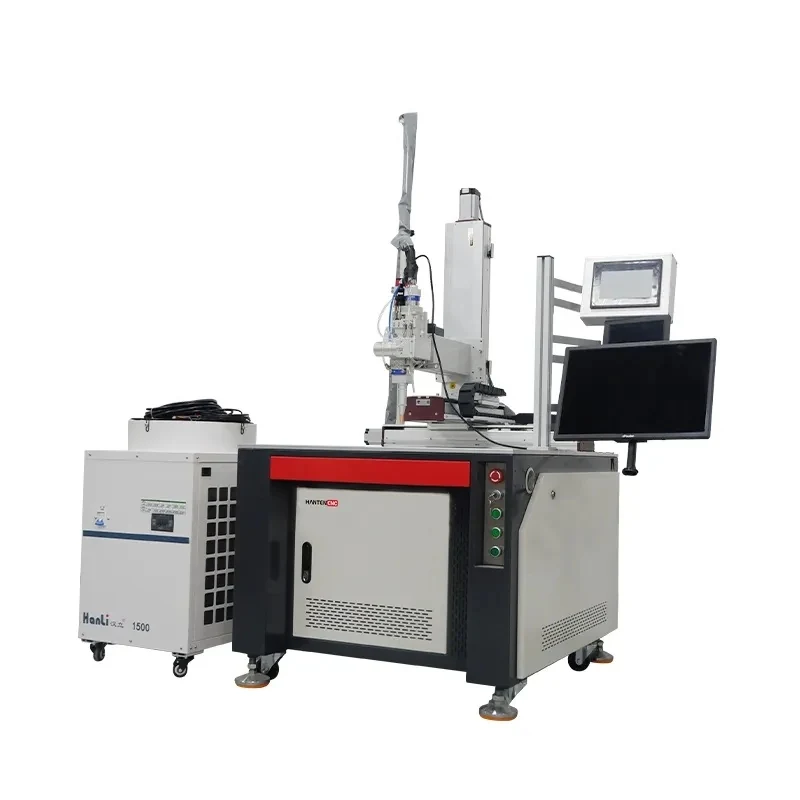 Automatic laser welding machine with sealed cabinet design