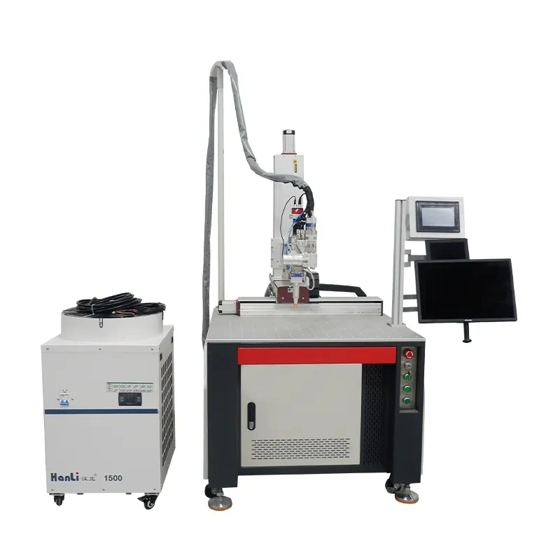 Platform laser welder with three-axis servo motors