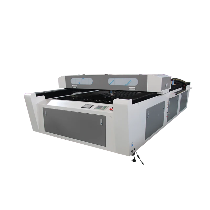 CO2 laser cutting machine processing acrylic and wood materials