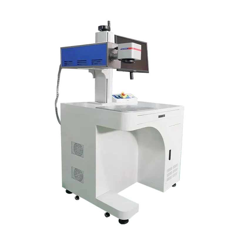 CO2 laser marking machine marking plexiglass or acrylic