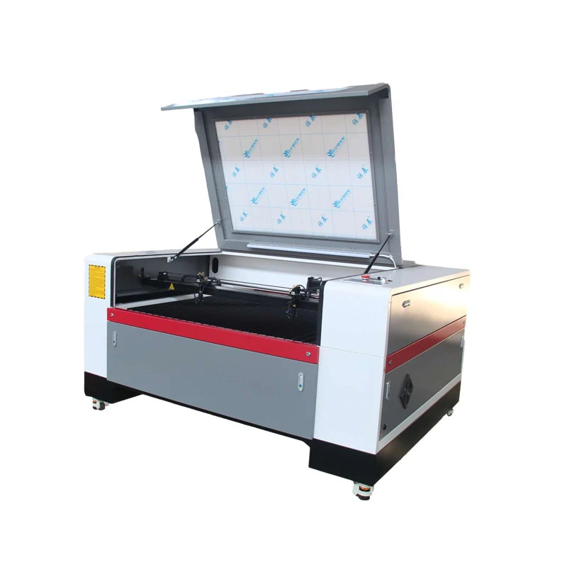WH1490-2 double-head CO2 laser cutting machine with two laser heads