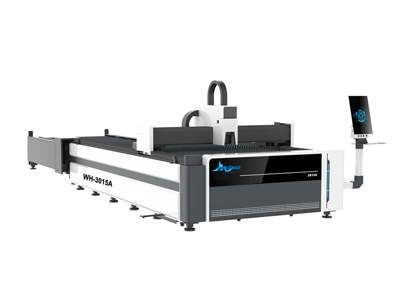 Fiber laser cutter with Raytools auto-focus head