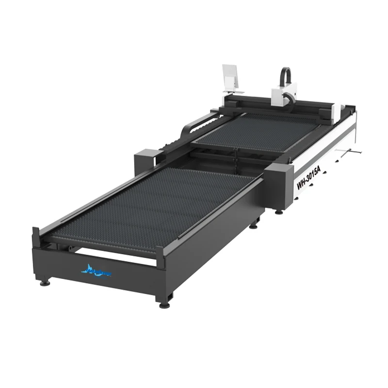 Exchange table fiber laser cutting machine bed