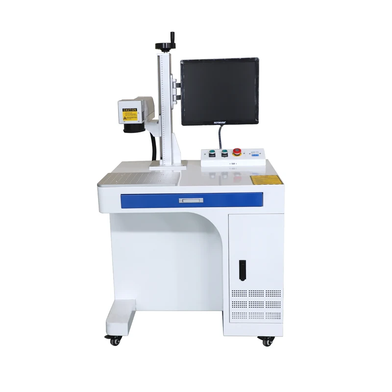Compact desktop fiber laser marker with EZCAD software