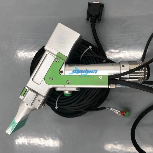 Close up of Ruifa brand laser cleaning head