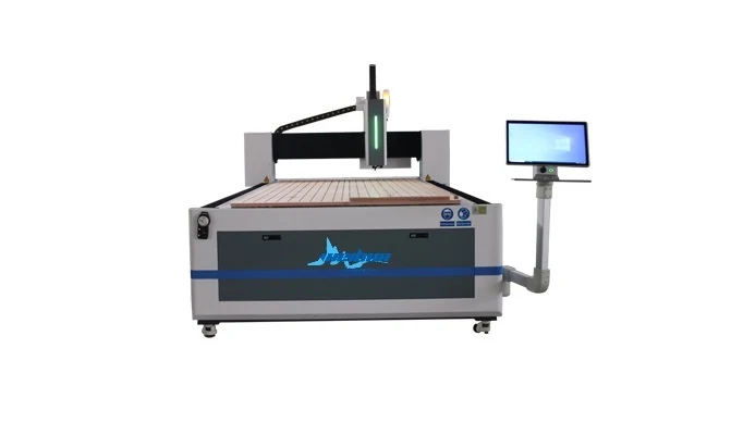 Laser beam cutting metal sheet with sparks in the Weihua Laser test area