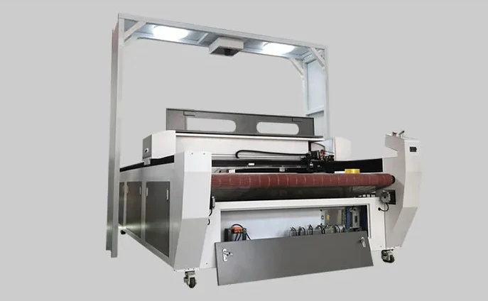 CCD laser cutting machine with Canon camera vision system