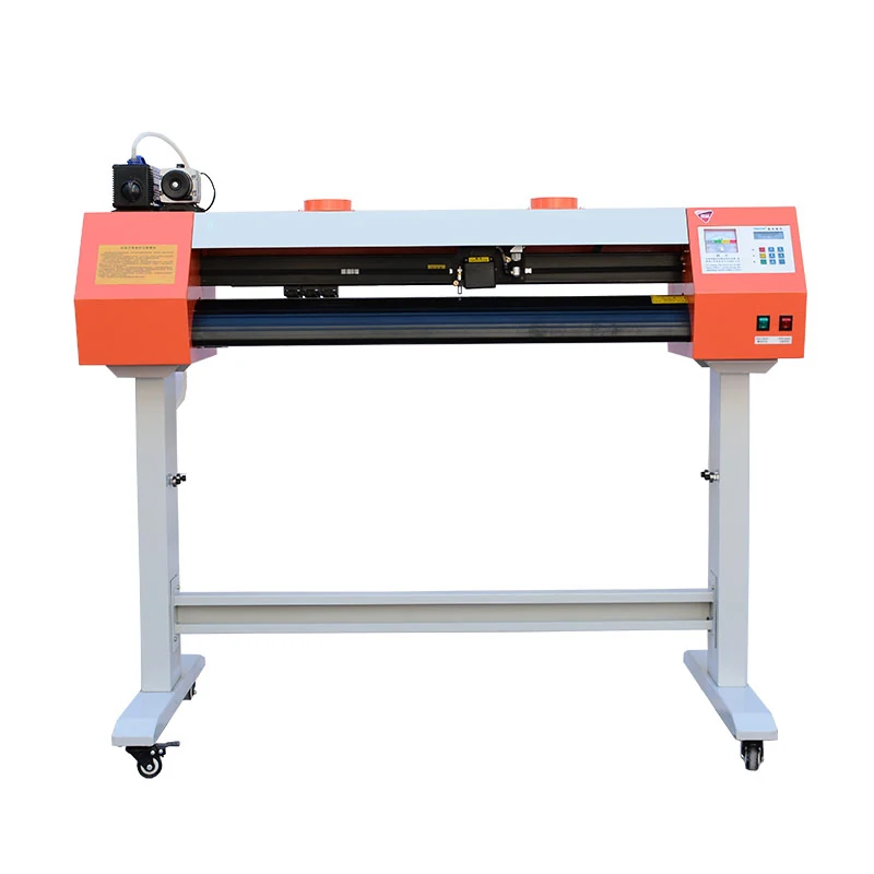 Laser cutting plotter machine with steel axes and control panel