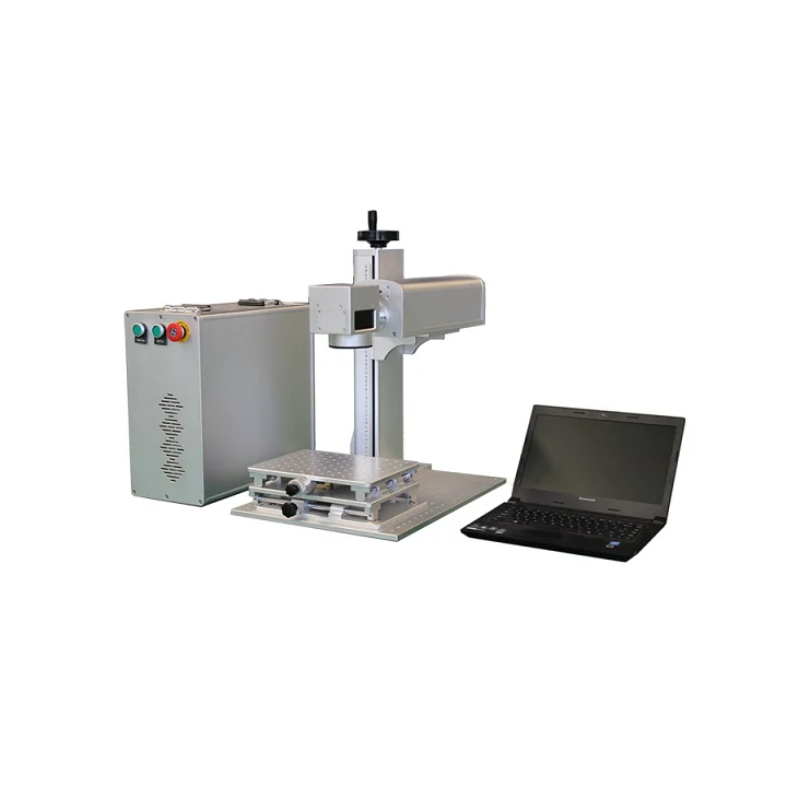 Deep engraving result on metal using portable fiber laser marker