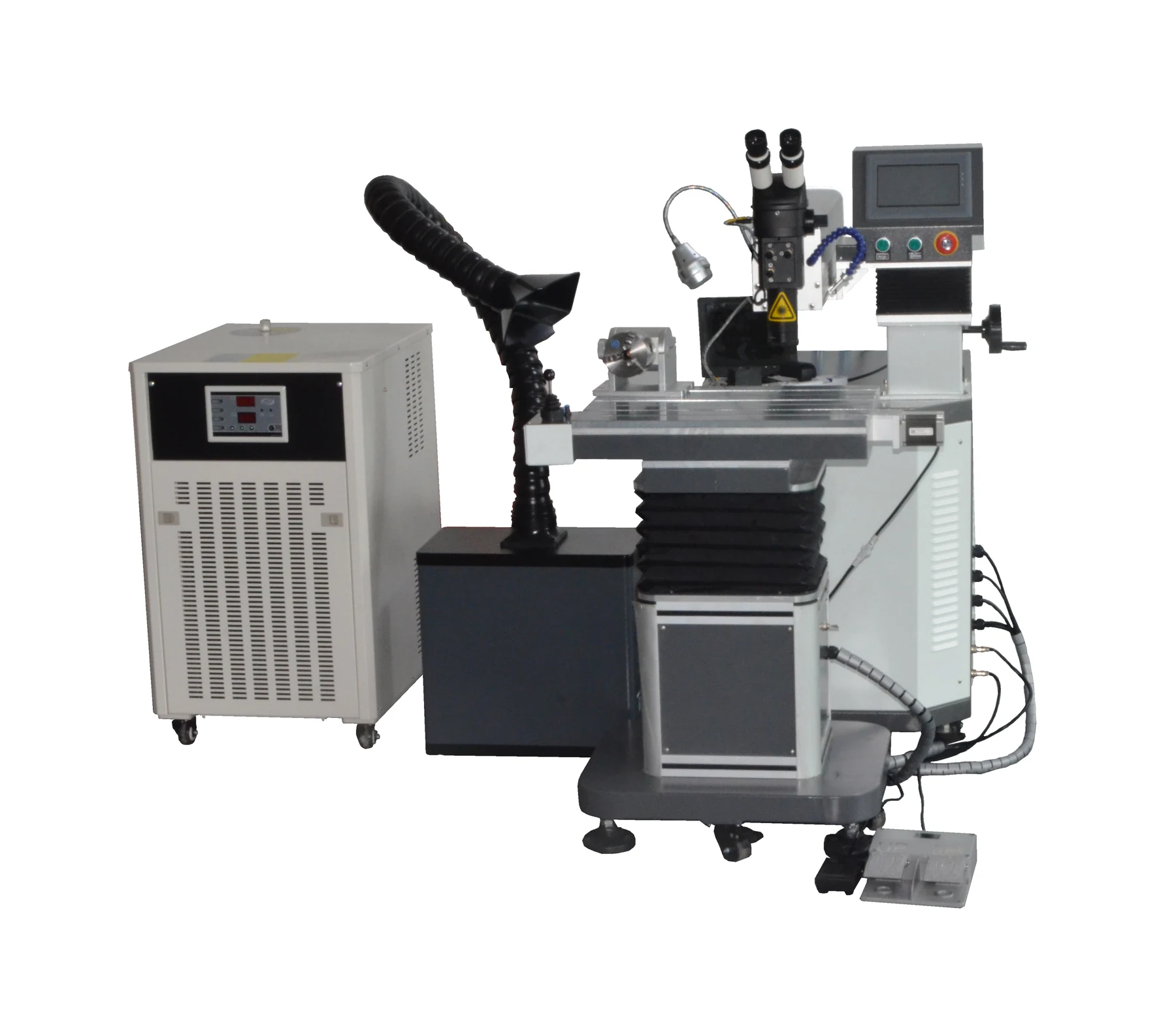 Digital control panel of laser welder