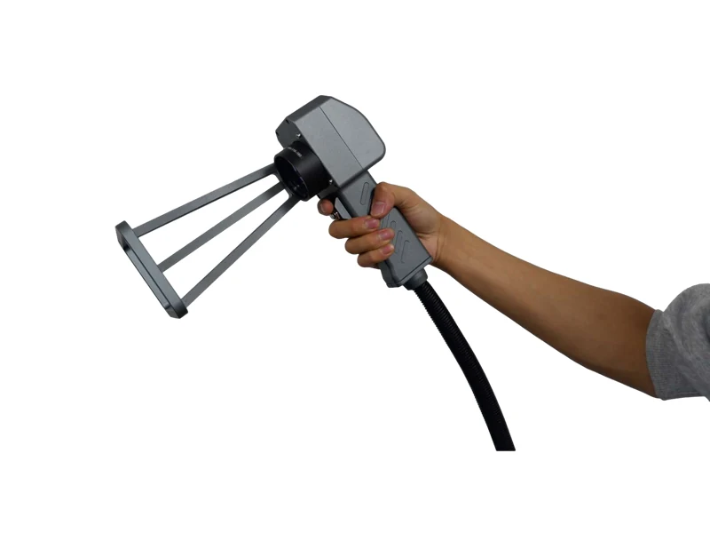 Portable laser marking machine with hand held marking head