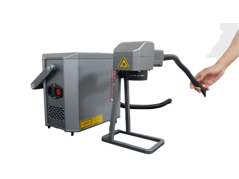 Portable fiber laser marking machine with all-aluminum body