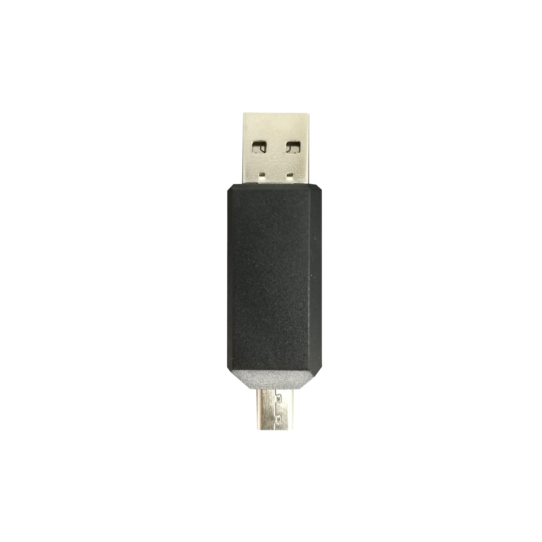 4-In-1 USB-A Micro SD/TF Card Reader 2.0, shown in use