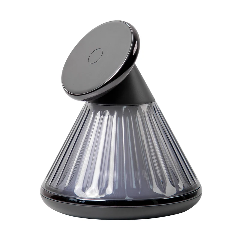KIKOO Mag Desktop Lamp Wireless Charging Stand, shown in use