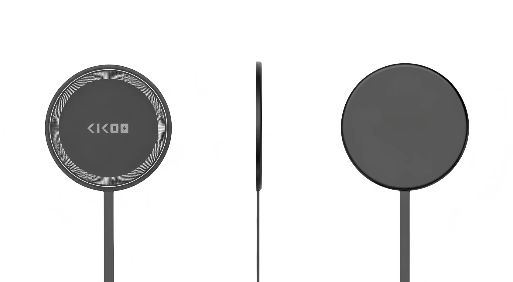 KIKOO Mag Qi2.2 25W Ultra-Thin Wireless Charging Pad, detail view