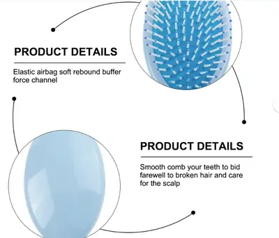 Close-up of the air cushion bristles showing the soft, rounded tips