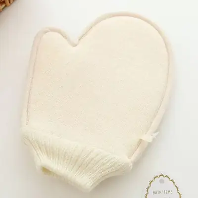 Eco-friendly Loofah Bath Glove Body Cleaning Luffa Mitt - view 3
