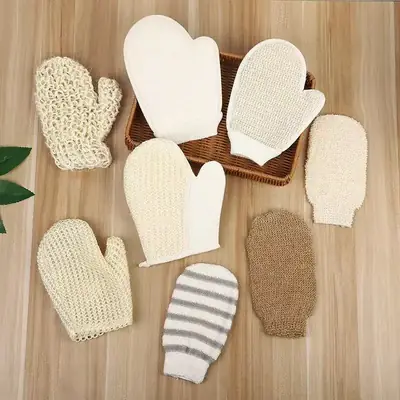 Eco-friendly Loofah Bath Glove Body Cleaning Luffa Mitt - view 5