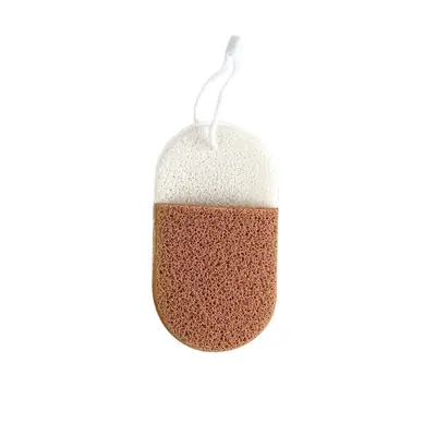Konjac sponge in a travel-sized skincare bundle with other items