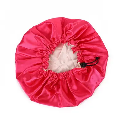 Close-up of the soft, elastic binding fabric around the drawstring opening