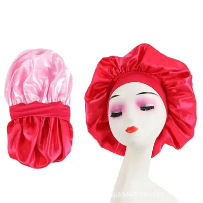 Bonnet packed in a custom polybag with branded hang tag
