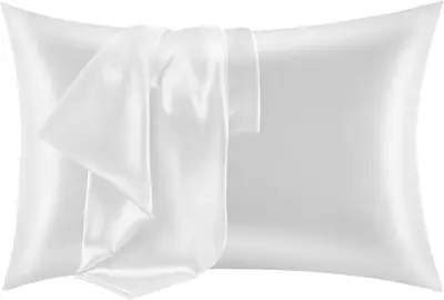Pillowcase folded and packed in a custom retail sleeve with brand label
