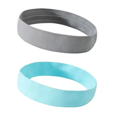 Headband packaged in a branded polybag with hang tag and barcode