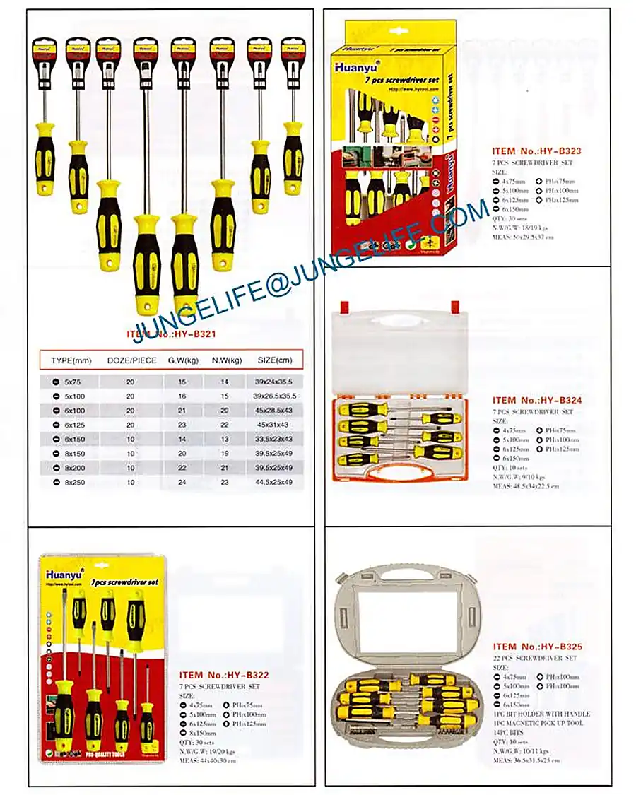HY-B321 Screwdriver series product photograph
