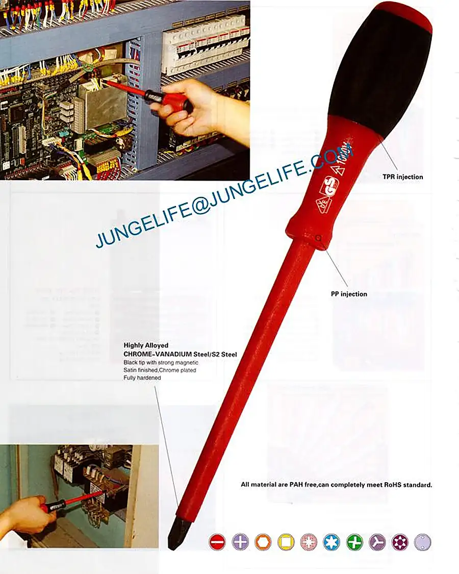 HY-B376 VDE insulated screwdriver product photograph