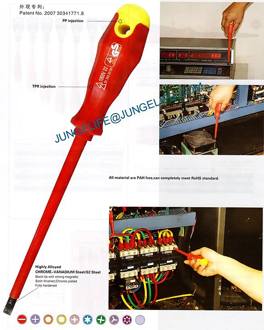 HY-B427 VDE insulated screwdriver product photograph